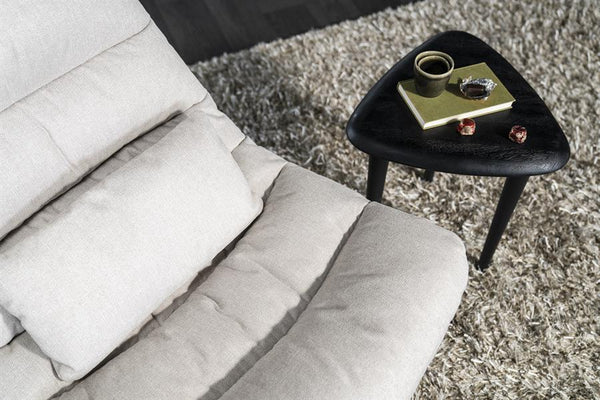 Fauteuil draaibaar ''Cooper'' Eleonora met kussen  zonder armleuning - Beige Houston stof