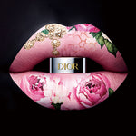 Glasschilderij Fashion lippen roze  60x80 cm