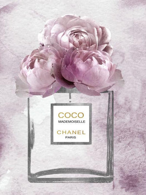 Glasschilderij Chanel Coco Mademoiselle 60x80 cm