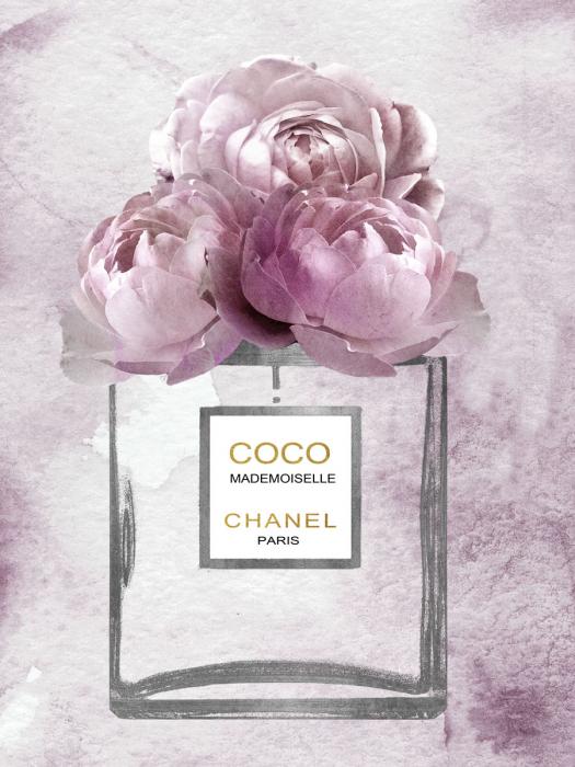 Glasschilderij Chanel Coco Mademoiselle 60x80 cm