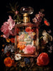 Glasschilderij parfumfles Louis Vuitton goudfolie 60x80 cm