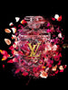 Glasschilderij parfumfles Fashion LV rrozen goudfolie 60x80 cm