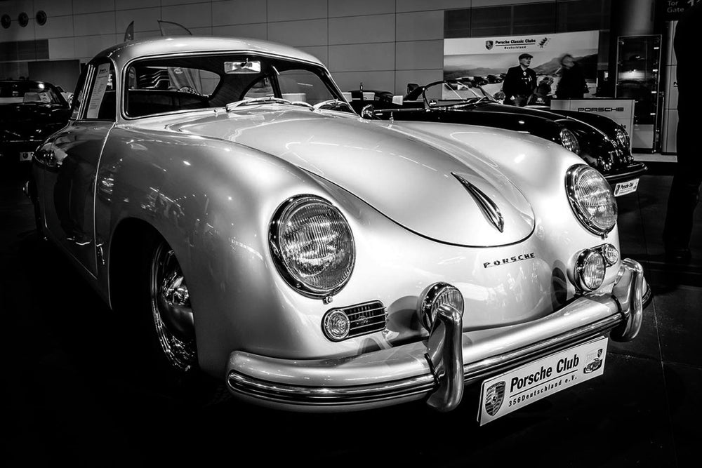 Glasschilderij Porsche 356 -1955  120x80 cm