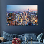 Glasschilderij Manhattan skyline met 3D reliëf 120x80 cm