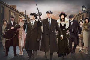 Glasschilderij Peaky Blinders 120x80 cm