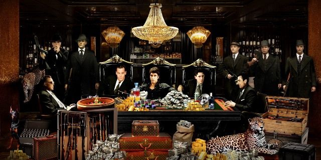 Glasschilderij Peaky Blinders 160x80 cm