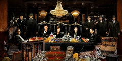 Glasschilderij Peaky Blinders 160x80 cm
