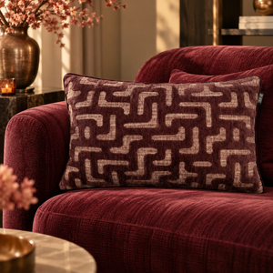 The Home Style Club x By-Boo Kussen Vie Douce Burgundy