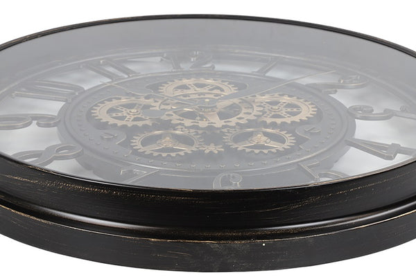 Countryfield radarklok rond Norris zwart - Ø70 CM