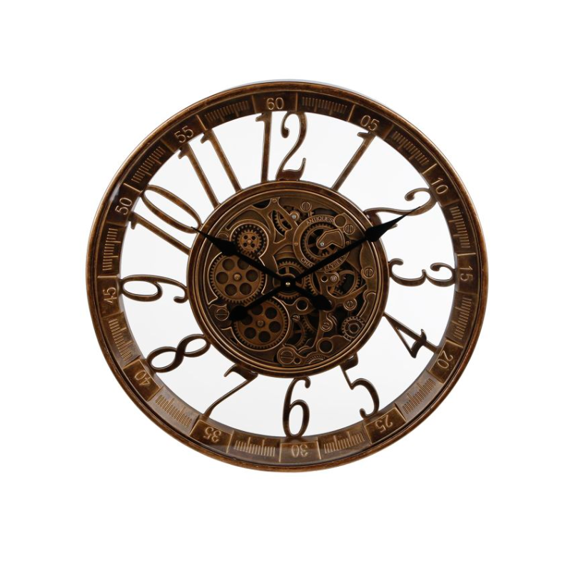 Radar Wandklok Goud metaal "Bengt''  Ø 55 cm (Magazijn sale)