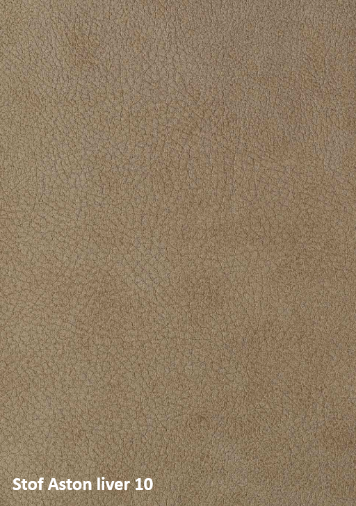 Eetkamerstoel met lage armleuning & draaifunctie Aston stof - Antraciet/Liver/Taupe (Magazijn sale)
