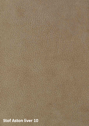 Eetkamerstoel met lage armleuning & draaifunctie Aston stof - Antraciet/Liver/Taupe (Magazijn sale)