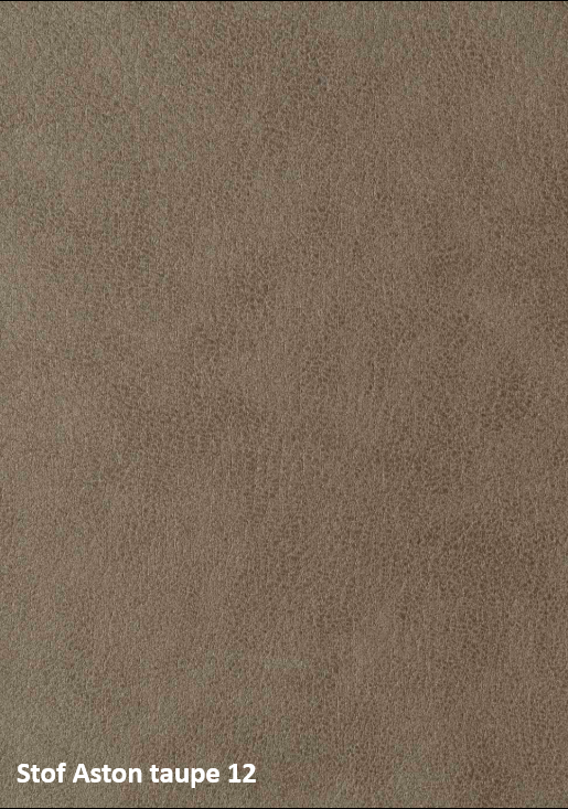 Eetkamerstoel met lage armleuning & draaifunctie Aston stof - Antraciet/Liver/Taupe (Magazijn sale)