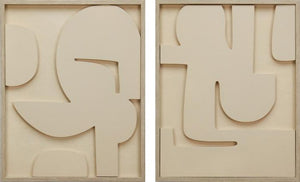 3D Wanddecoratie 2-luik 40x50 cm