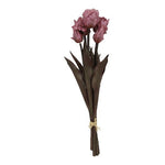 Boeket kunst tulpen - Kleur Roze - 40 cm hoog