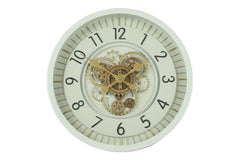 Ronde radar Wandklok Countryfield "Celestial'' wit Ø 46 cm