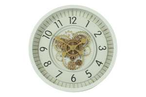 Ronde radar Wandklok Countryfield "Celestial'' wit Ø 46 cm