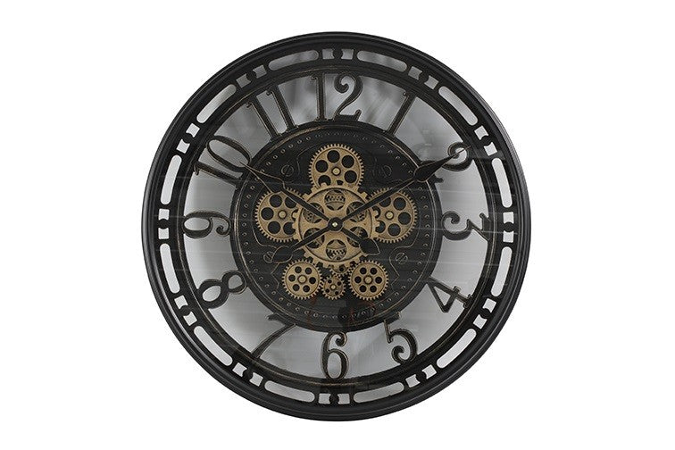 Countryfield radarklok rond Norris zwart - Ø50CM