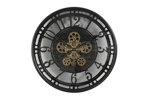 Countryfield radarklok rond Norris zwart - Ø50CM