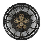 Countryfield radarklok rond Norris zwart - Ø50CM
