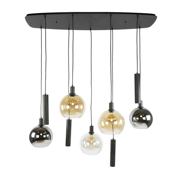 Hanglamp Sfera Tricolore 5+4-lichts / Artic zwart