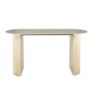 Bartafel Romano Arch plat ovaal 180x70 cm / Keramiek travertin