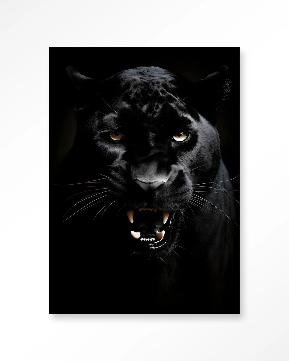 Glasschilderij Rawr Panther - Urban Cotton