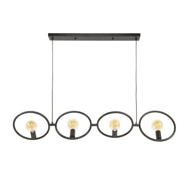 Hanglamp Loop 4-lichts / Artic zwart
