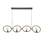 Hanglamp Loop 4-lichts / Artic zwart