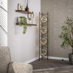 Vloerlamp Soll 4-lichts / Amber glas