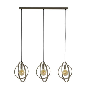 Hanglamp Turn Around 3-lichts / Beige