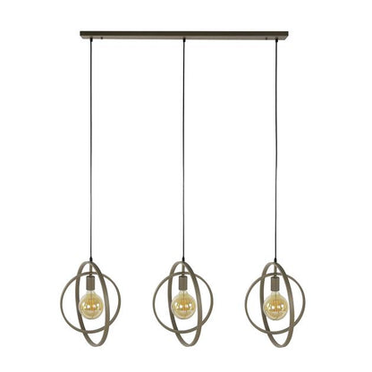 Hanglamp Turn Around 3-lichts / Beige