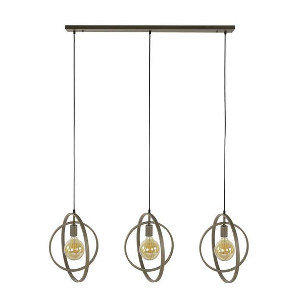 Hanglamp Turn Around 3-lichts / Beige