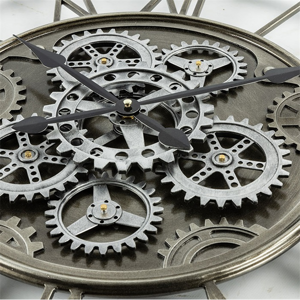 Countryfield wandklok Emington brons XXL - Ø80 CM