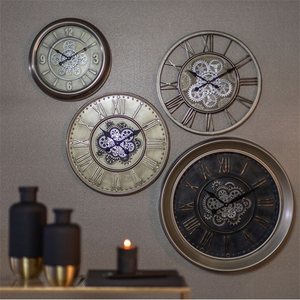 Countryfield wandklok Emington brons XXL - Ø80 CM