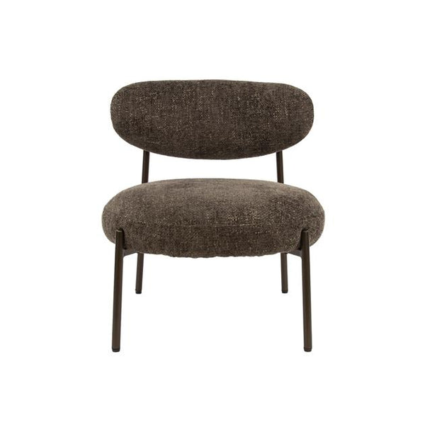 Fauteuil round   - Tissee cargo bruin