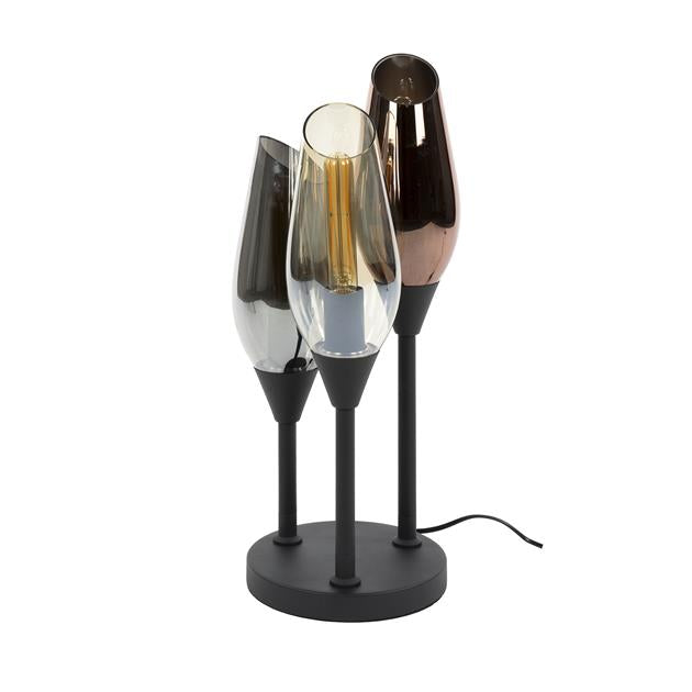 Tafellamp Cocoon 3-lichts / Zwart