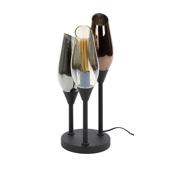 Tafellamp Cocoon 3-lichts / Zwart