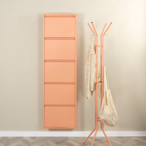 Spinder Billy schoenenkast 5 kleps  - leverbaar in 4 kleuren