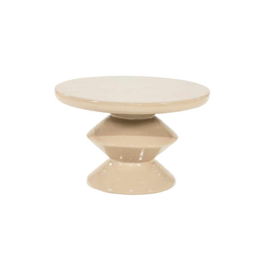 Salontafel Circolo By-Boo  small Ø60 - Taupe beton glanzend