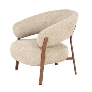 Fauteuil Sedia By-Boo - Bruine stof