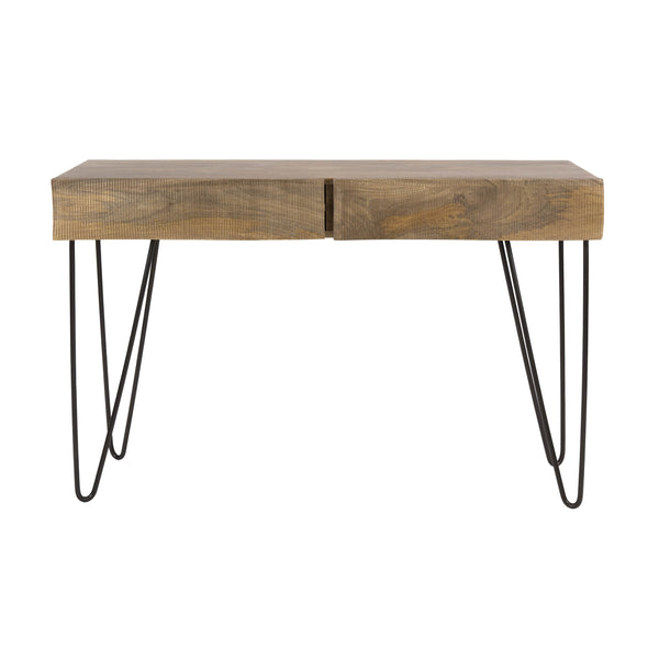 Hal-/kaptafel Ocean / Massief mango zand