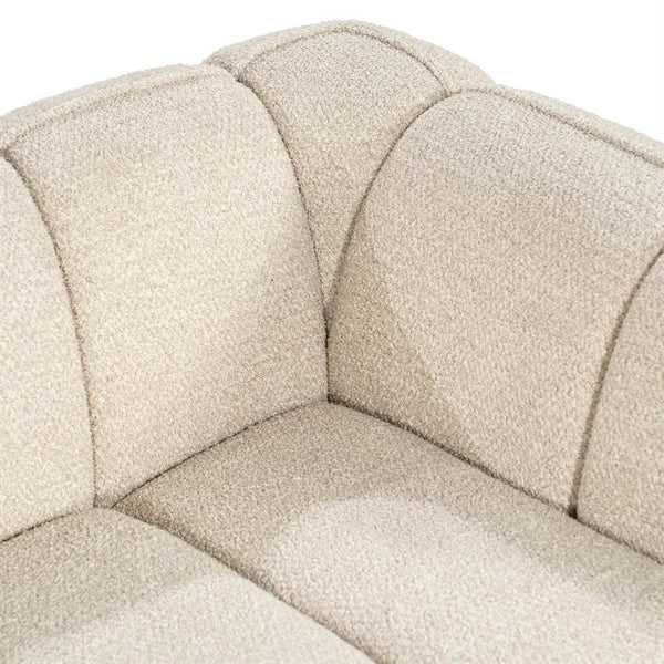 Sofa 3 zits bank Cubetto By-Boo - Nox stof taupe kleur
