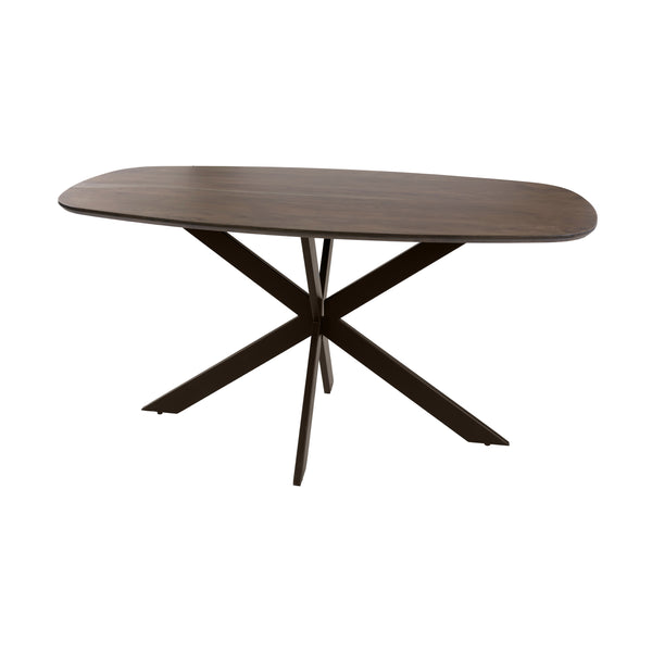 Eettafel Arhus Solid deens ovaal 150cm / Massief acacia bruin