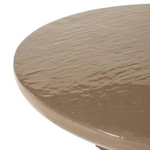 Salontafel Circolo By-Boo Ø80 cm - Donkerbruin beton glanzend