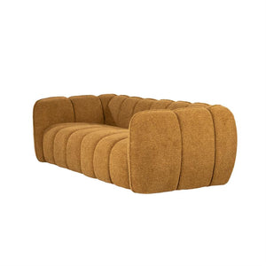 Sofa 3 zits bank Cubetto By-Boo - Nox stof mosterd kleur