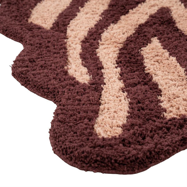 The Home Style Club x By-Boo Vloerkleed Fantaisie 290x190 Burgundy