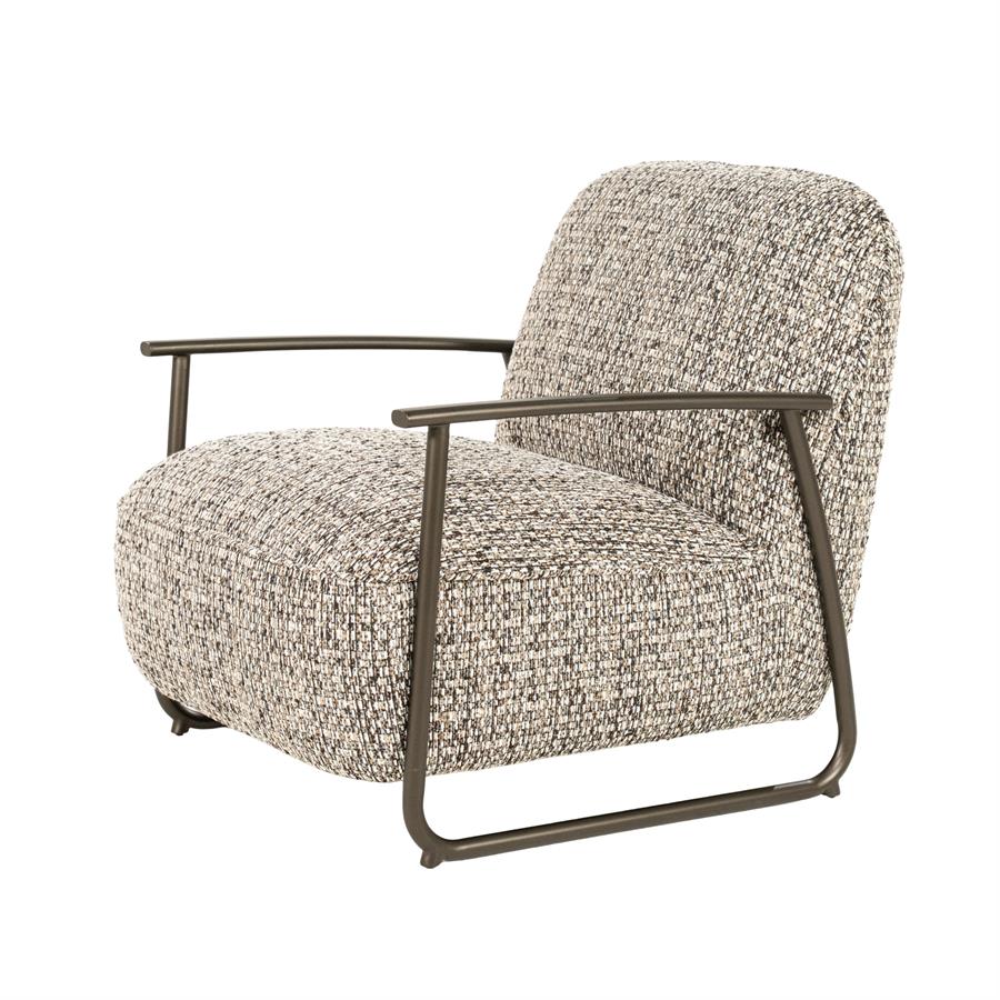 Fauteuil Norel Eleonora - Vive stof taupe