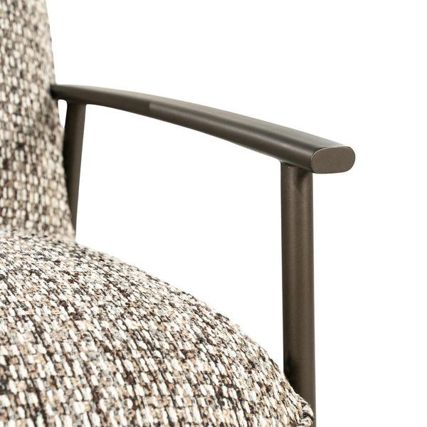 Fauteuil Norel Eleonora - Vive stof taupe