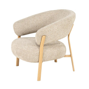 Fauteuil Sedia By-Boo - Natural stof